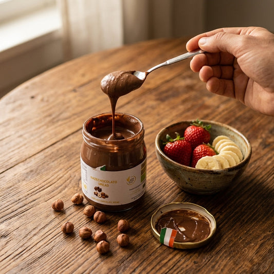 Crema di nocciole spalmabile senza glutine 