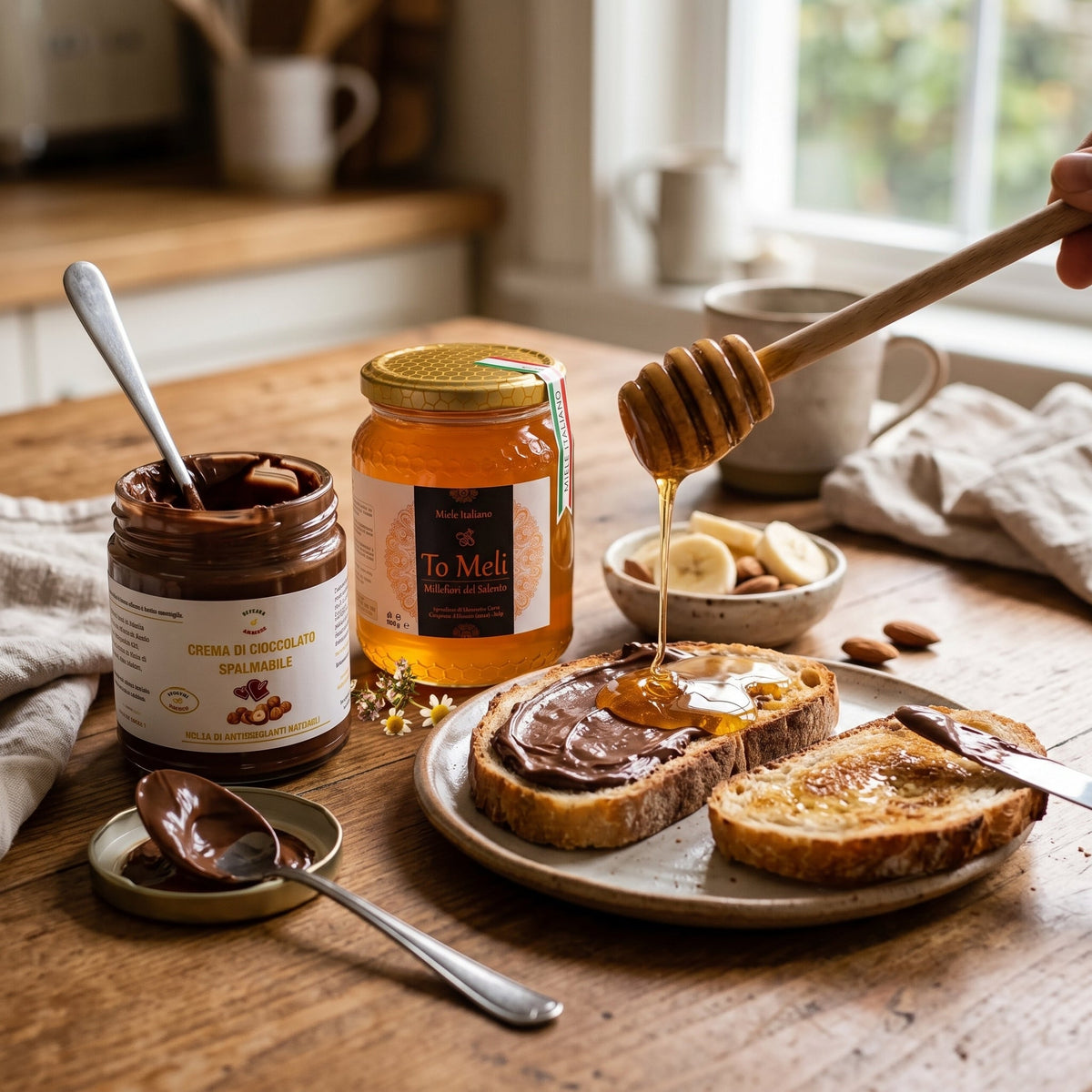 Miele & Crema di cioccolato spalmabile pugliese