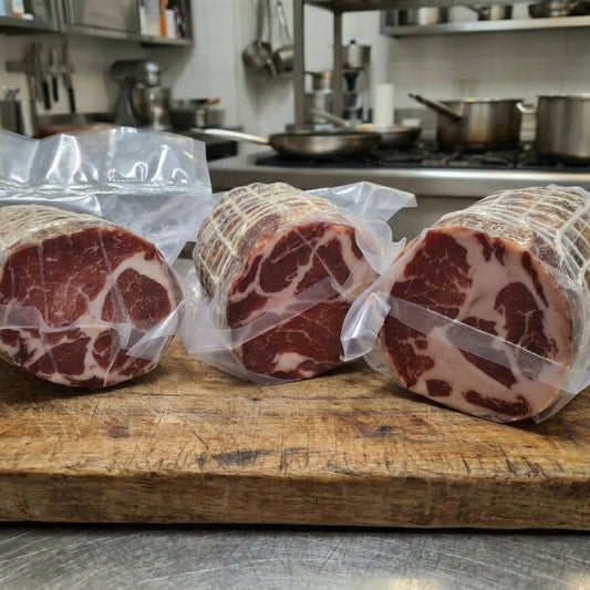 capocollo pugliese di maiale salva freschezza sottovuoto bottega salento artigianale della puglia