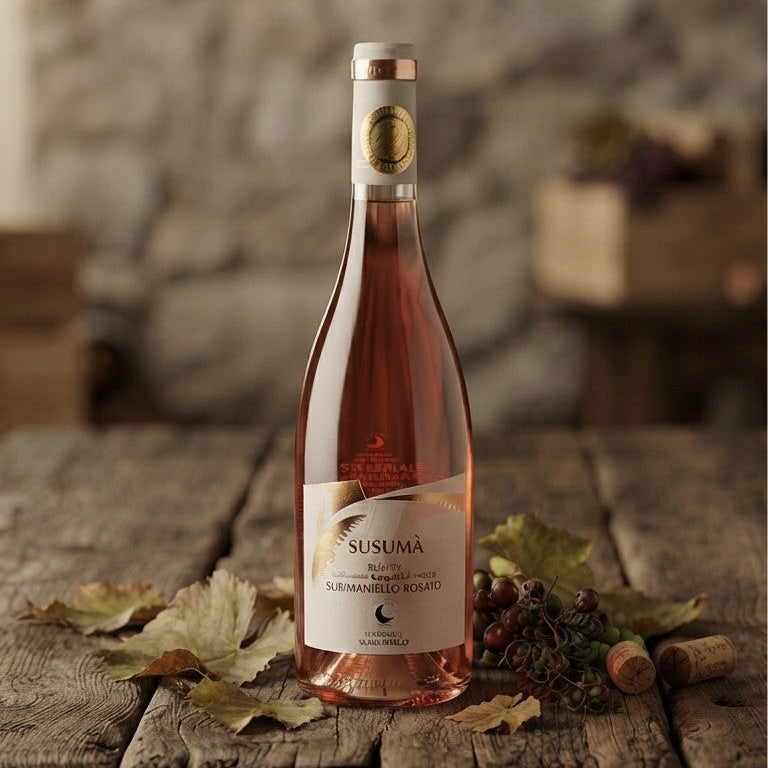Susumà, Susumaniello Rosato IGP, vino rosato pugliese da vitigno autoctono del Salento.